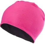 Oboustranná tenká dívčí čepice Lewro THADY 4/7 Růžová, Černá