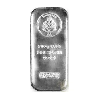 Sběratelství 500 gramů stříbrný Argor Heraeus Niue mincovní slitek