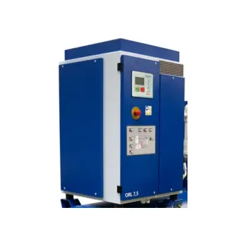 Kompresor Šroubový kompresor Orlík ORL 7,5 X , Tlaková verze - max. tlak 10 Bar (967 l/min), Tlaková nádoba 270 l, Sušička vzduchu - kondenzační bez sušičky