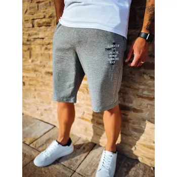 Pánské kraťasy Pánské teplákové kraťasy Tommy Life šedé, VELIKOST S