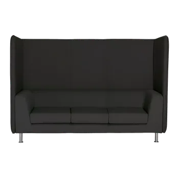 Sedací souprava ND 103 AKU trojkřeslo čalouněné, koženka BLOOM B 08 černá