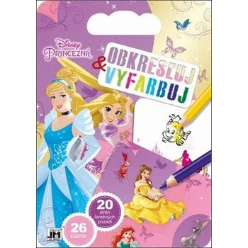 Slovenský jazyk Obkresľuj a vyfarbuj Princezné