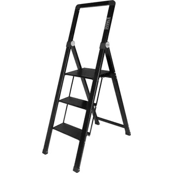 Žebřík STROXX skládací hliníkové schůdky, nosnost 150 kg