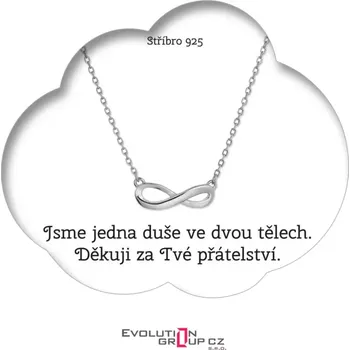 Náhrdelník Jsme jedna duše ve dvou tělech. Děkuji za Tvé přátelství - OB22