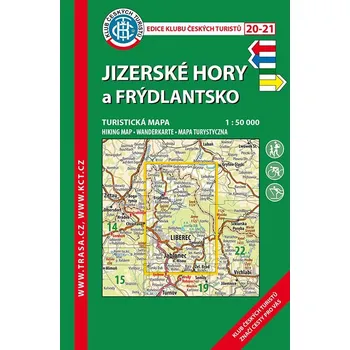 Turistická mapa 20-21: Jizerské hory a Frýdlantsko 1:50 000 - KČT (2019)