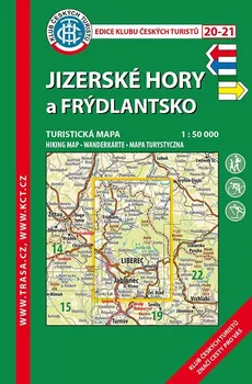 Jizerské hory a Frýdlantsko 1:50 000 - KČT (2018, laminovaná mapa, 8. vydání)