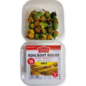 Boilies Rohlíkový boilies 14 mm, 32 g Amur (Boilies na rychlé chytání)
