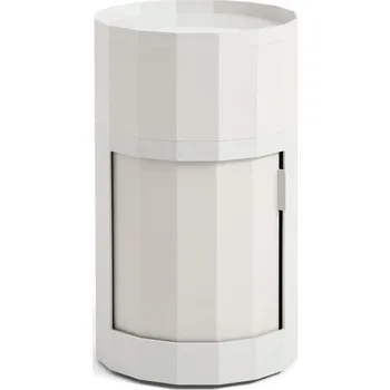 Noční stolek HAY Úložný stolek Facet Cabinet High, misty grey