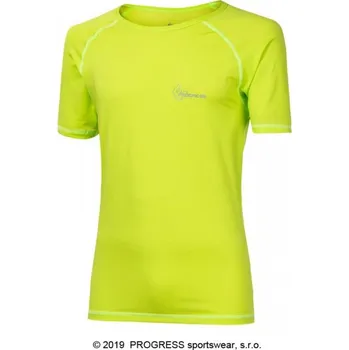 Běžecké oblečení Triko krátké pánské Progress ST NKR sv. zelené XL