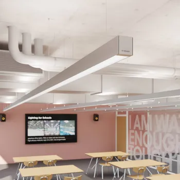 Lampička Regent Lighting Channel S Up 155cm 35W 840 DALI bílá, opálová LED celkem 35 W - Doprava zdarma