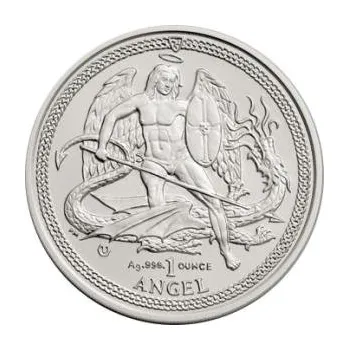 1 unce stříbrná mince Isle of Man Angel 2015