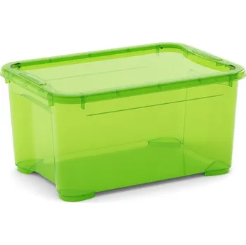 Úložný box Plastový T Box s víkem XS zelená - NOVINKA na českém trhu!