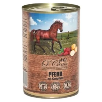 O CANIS psí konzerva- mokré krmivo- koňské maso s bramborem - 400 g