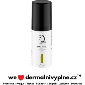 Přípravek na opalování DERMA SUN SPF50+ Opalovací krém po ošetření, ochrana před sluncem 50ml