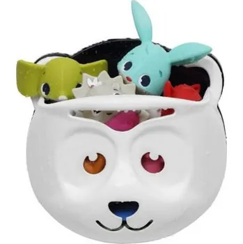 Kojenecká hygiena MALTEX Organizér hraček do vany Panda 25x24x15 černá