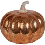 Měděná dekorativní dýně s Led světýlky - Ø 15*13 cm / 3*AAA