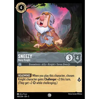 Sběratelská karetní hra Sneezy 180/204 - Shimmering Skies Typ karty: Non-Holo