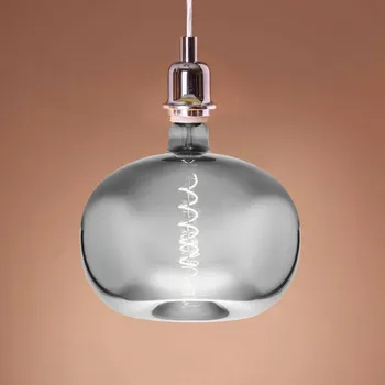 Lampička EGLO LED žárovka E27 4W Big Size ve tvaru jablka s chromovým vláknem - Doprava zdarma