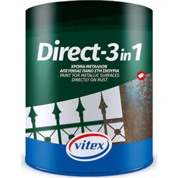 barva na kov Direct-3in1 - balení 750 ml, černá