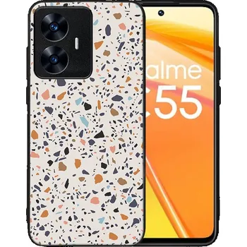 Pouzdro na tablet VSECHNONAMOBIL 85458 MY ART Ochranný kryt pro Realme C55 BEIGE TERRAZZO (162)