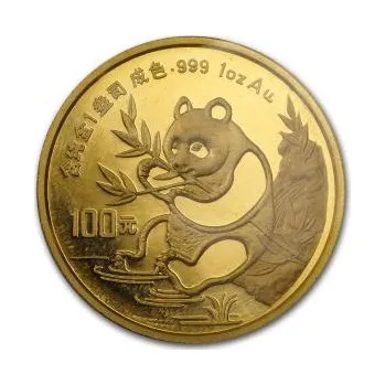 1/20 unce zlatá mince China Panda 1991