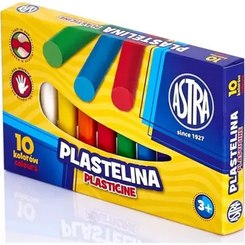 Modelovací hmota ASTRA Plastelína základní 10 barev, 83812902