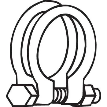 Autodíl BOSAL 250-445 Svěrná objímka, výfukový systém 45mm