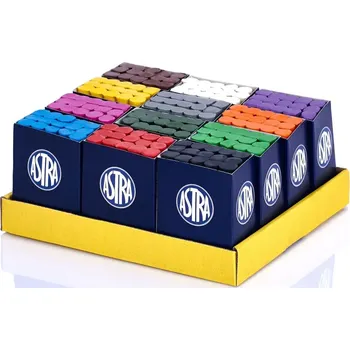 Modelovací hmota ASTRA Plastelína pro školy 12 barev 2,5kg, 303111043