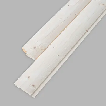 Obklad Palubky obkladové smrk BC profil D(srubový) 19 x 118 x 5000mm