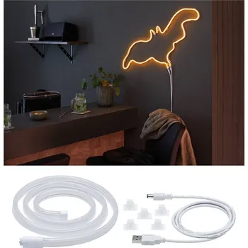Lampička Paulmann LED pásek Neon Colorflex USB 1m oranžový bílé LED celkem 4,5 W