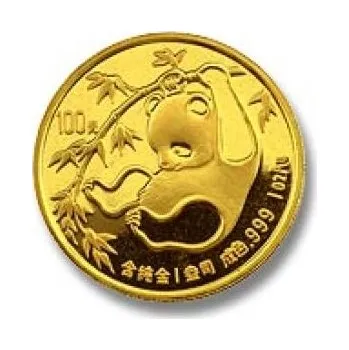 1/20 unce zlatá mince China Panda 1985