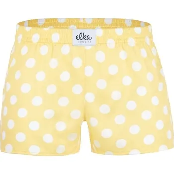 Pánské spodní prádlo ELKA Dětské trenýrky Žluté s velkými puntíky Velikost (od výrobce): 68/74