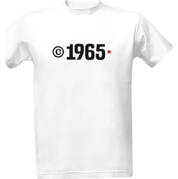 Pánská móda Tričko s potiskem Copyright 1965 Unikát pánské