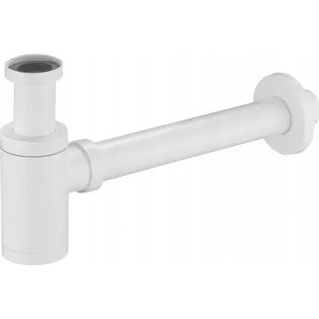 Sifon MEXEN Umyvadlový půlsifon KULATÝ BÍLÝ