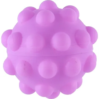 Nafukovací míč Teddies Míček svítící gumový 7cm v sáčku Barvy: fialová