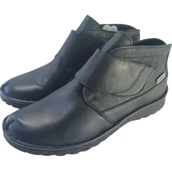 Pánská zdravotní obuv S 1372/Z - 001 pánská zimní zdravotní obuv na suchý zip pro širokou nohu; černá barva 42