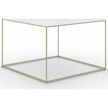 Konferenční stolek Nábytek PEGAS s.r.o. Konferenční stolek Roni Zlatý+Bílý