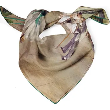 Šátek Plumeria Plu - Hedvábný šátek Edgar Degas, The Bal let Glass - 52 x 52 cm