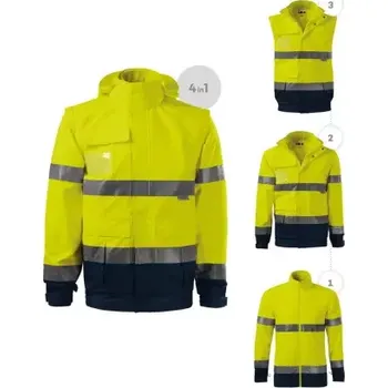 Pánská softshellová bunda Bunda unisex HV Guard 4 in 1