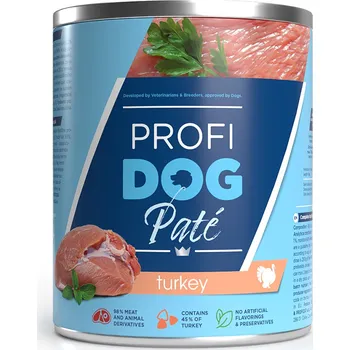 Krmivo pro psa PROFIDOG konzerva krůtí paté 400g NEW