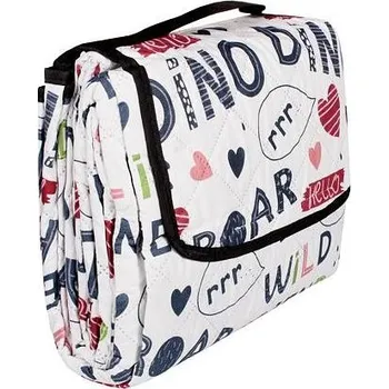 Pikniková deka Merco Letters XXL pikniková deka 200 x 200 cm