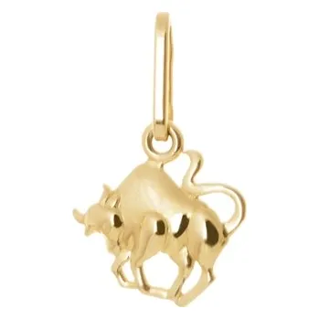 Přívěsek Přívěšek znamení BÝK ze žlutého zlata ZZ1203BYKF + dárek zdarma