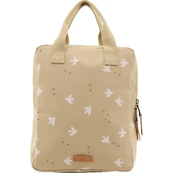 Dětský batoh NANAMI Batůžek All Over Print Bird Naturel