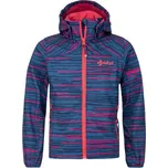 Dívčí softshellová bunda KILPI RAVIA 110 Tmavě modrá, Červená