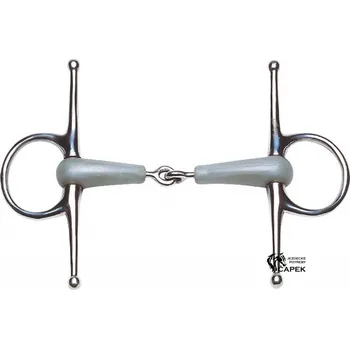 Udidlo pro koně Roubík 1x lomený Feeling -APPLE- - 12,5cm