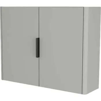 Koupelnový nábytek Koupelnová závěsná skříňka Devo Lotos ocelově šedá 65 x 50 x 19 cm LF-SW2D65x50x19-F105