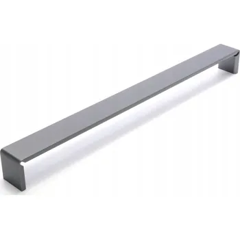 Nábytkové kování Nábytková úchytka Rujzdesign šedá grafitová nerezová ocel 48,7 cm