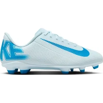 Míčový sport Dětské kopačky Nike MERCURIAL VAPOR 16 CLUB FG/MG JR 4.5Y Světle modrá, Tyrkysová