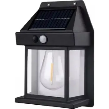 Venkovní osvětlení CDK Solární zahradní nástěnná lampa Solar Interaction 888 - černá - černá