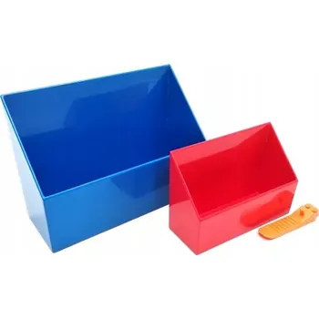 Stavebnice LEGO LEGO Lopatky na kostky + oddělovač, modro-červené